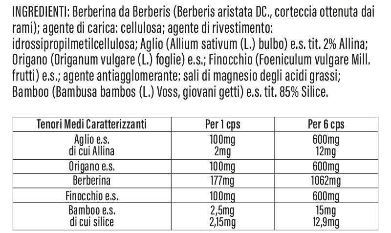 Bonifix Power Plus Ingredienti